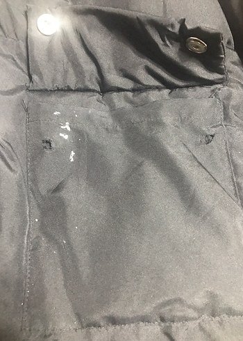 Düğmeli Siyah Kadın Kışlık Mont - Görsel 5