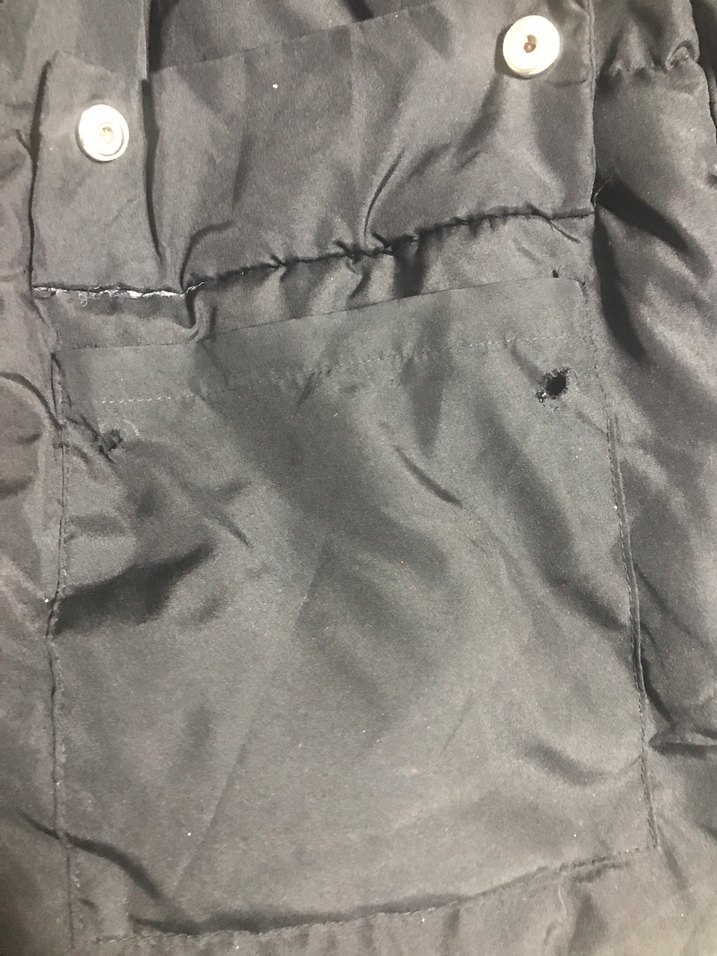 Düğmeli Siyah Kadın Kışlık Mont - Görsel 4