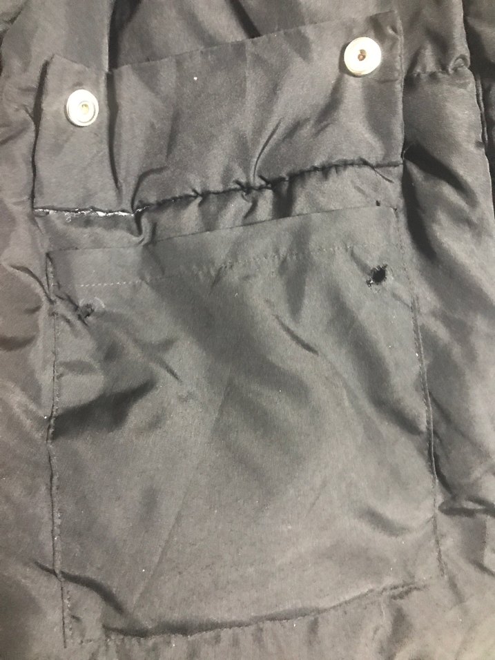 Düğmeli Siyah Kadın Kışlık Mont - Görsel 3