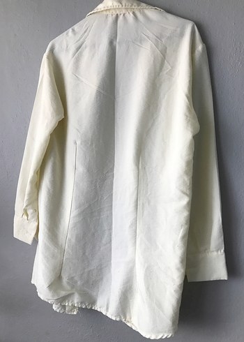 Keten Düğmeli Uzun Kollu Tunik - Görsel 2