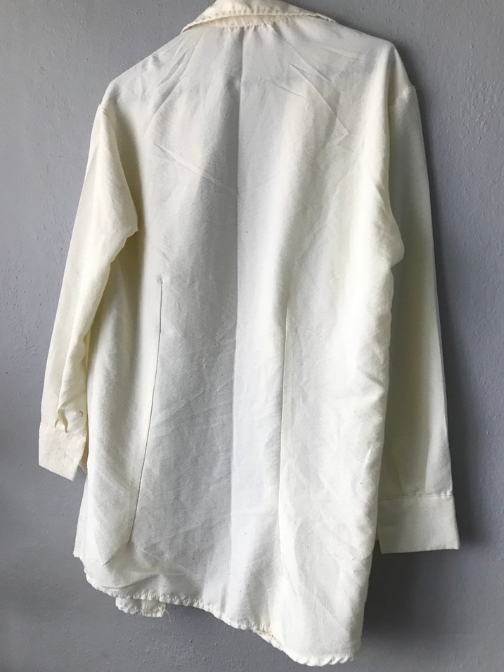 Keten Düğmeli Uzun Kollu Tunik - Görsel 2