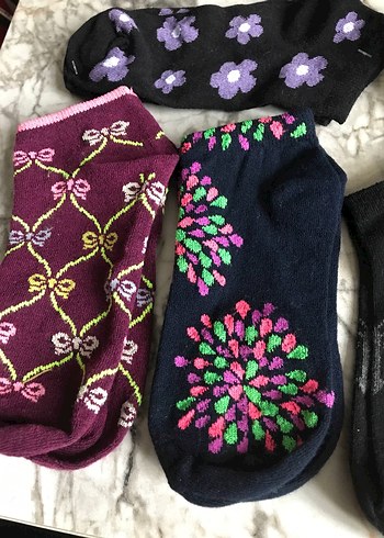 Renkli kadın Çorapları ( 3 ADET ) - Görsel 6