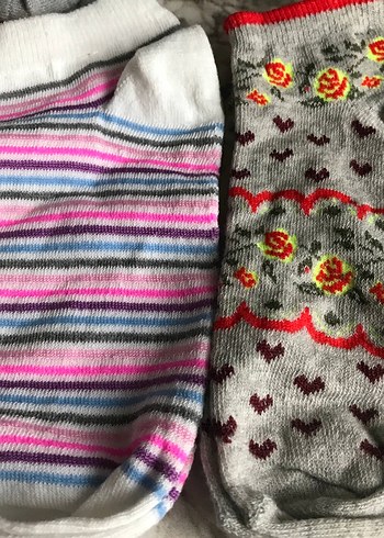 Renkli kadın Çorapları ( 3 ADET ) - Görsel 3