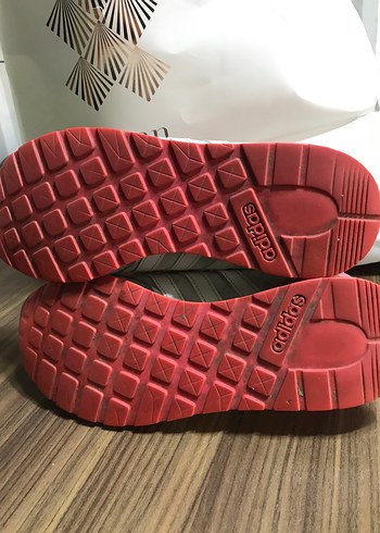 Adidas Pembe-Gri Bağcıklı Spor Ayakkabı - Görsel 4