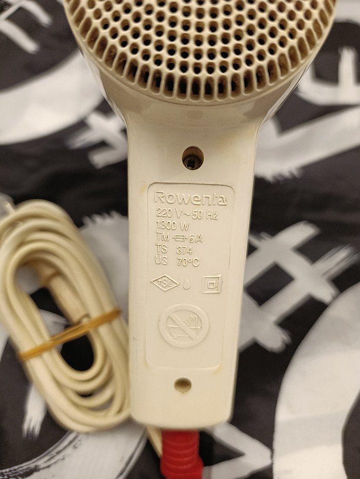 ROWENTA FLASH SAÇ KURUTMA MAKİNESİ FÖN MAKİNESİ - Görsel 3