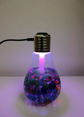 LED IŞIKLI AMPÜL GÖRÜNÜMLÜ NEMLENDİRİCİ - Görsel 18