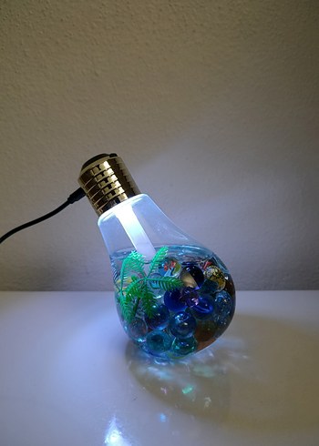 LED IŞIKLI AMPÜL GÖRÜNÜMLÜ NEMLENDİRİCİ - Görsel 19