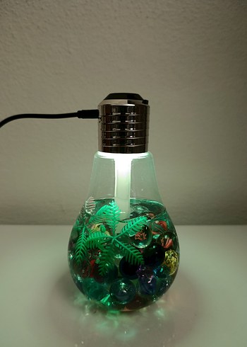 LED IŞIKLI AMPÜL GÖRÜNÜMLÜ NEMLENDİRİCİ - Görsel 17