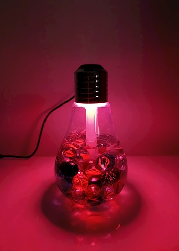 LED IŞIKLI AMPÜL GÖRÜNÜMLÜ NEMLENDİRİCİ - Görsel 9