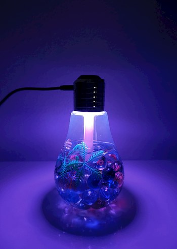 LED IŞIKLI AMPÜL GÖRÜNÜMLÜ NEMLENDİRİCİ - Görsel 2