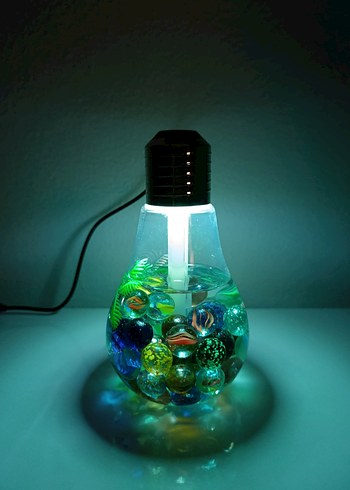 LED IŞIKLI AMPÜL GÖRÜNÜMLÜ NEMLENDİRİCİ - Görsel 4