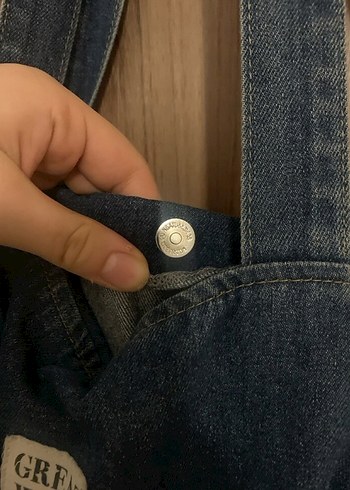 Lacivert Denim Kadın Omuz Çantası wintage - Görsel 5