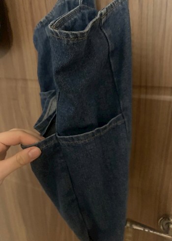 Lacivert Denim Kadın Omuz Çantası wintage - Görsel 3