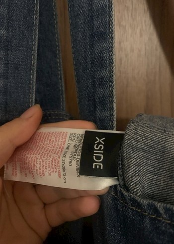 Lacivert Denim Kadın Omuz Çantası wintage - Görsel 4