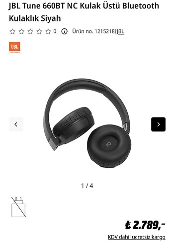 Siyah JBL Kablosuz Kulaklık660 bt - Görsel 7