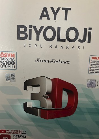 AYT Biyoloji Soru Bankası Kerim Korkmaz