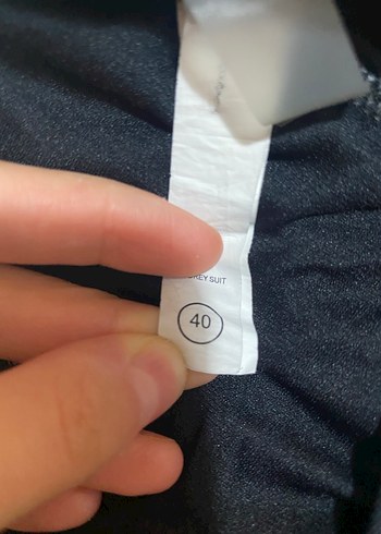 Lacivert Puantiyeli Mayo - Görsel 2