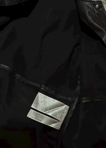 Zara Siyah Deri Görünümlü Ceket S Beden - Görsel 10