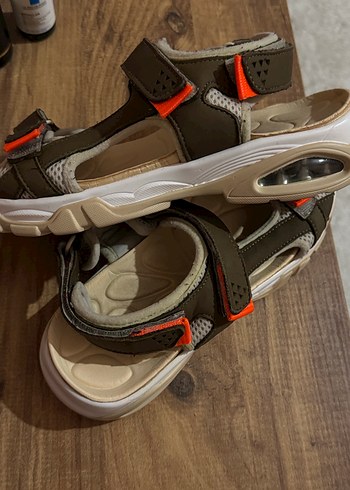 GREYDER Hakiki Deri Haki Sandalet  37 Numara - Görsel 4