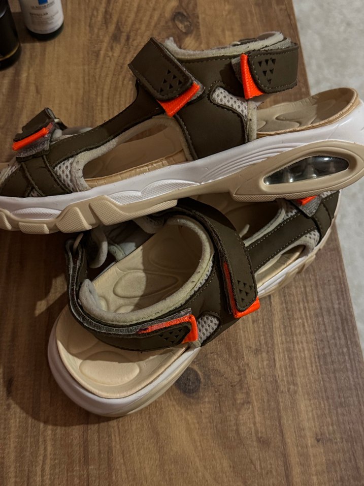 GREYDER Hakiki Deri Haki Sandalet  37 Numara - Görsel 4