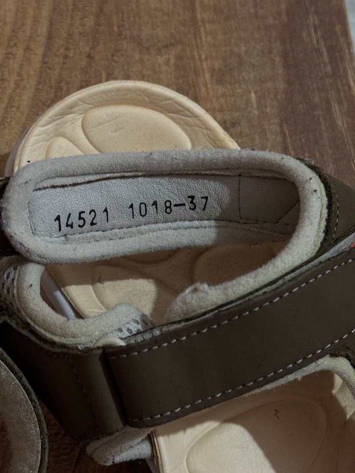 GREYDER Hakiki Deri Haki Sandalet  37 Numara - Görsel 2