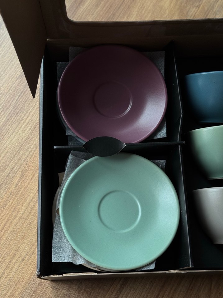 Keramika 12 Parça Renkli Çay Seti - Görsel 4