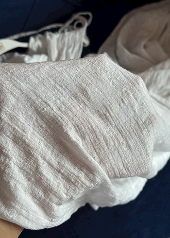 Penti Beyaz Tiril Keten Yazlık Elbise - Görsel 2