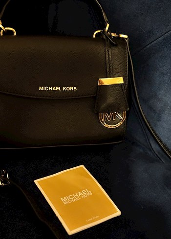 Michael Kors Michael Kors Siyah Deri Kadın Çantası