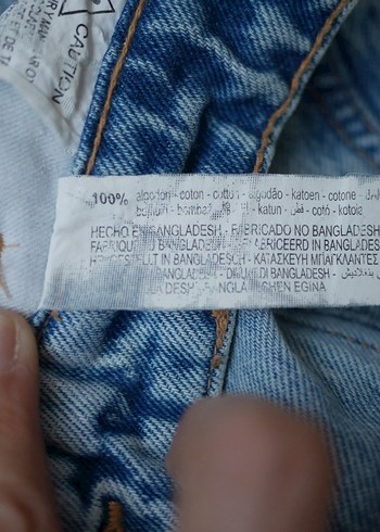 ZARA, yüksek bel, Denim Pantolon - Görsel 12