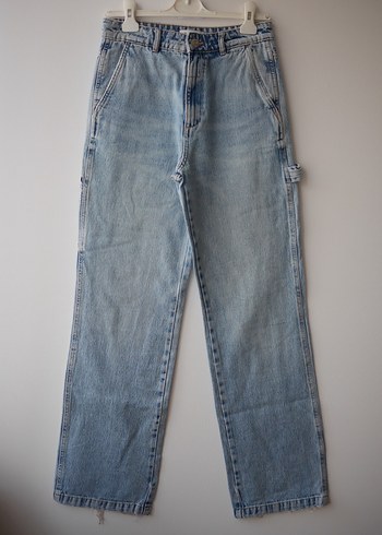 ZARA, yüksek bel, Denim Pantolon - Görsel 6