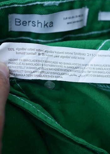 40 Beden Yeşil Bol Kesim kot Pantolon