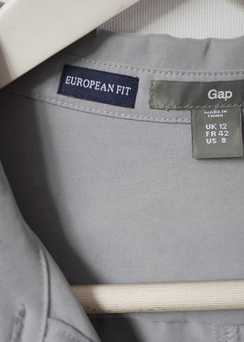 Gri, Düğmeli Midi Elbise - Görsel 11