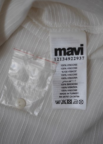 MAVİ, Kadın Beyaz Bohem Piliseli Bluz - Görsel 11