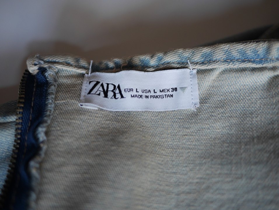 Straplez Denim Mini Kadın Elbisesi - Görsel 4