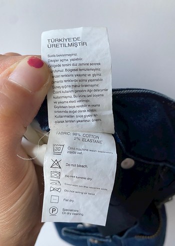 36 Beden Yargıcı, normal boy Denim Etek 36 Beden