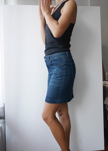 Yargıcı Yargıcı, normal boy Denim Etek 36 Beden