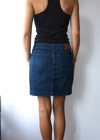 Yargıcı, normal boy Denim Etek 36 Beden - Görsel 4