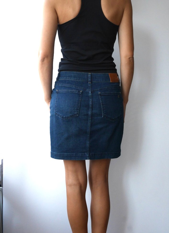 Yargıcı, normal boy Denim Etek 36 Beden - Görsel 4