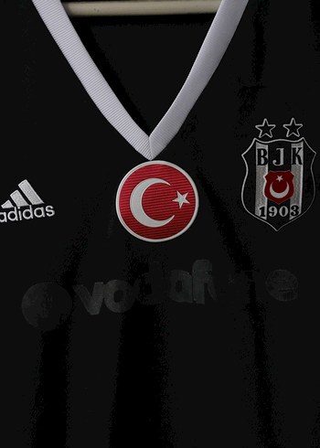 Kadın Siyah Baskılı  Beşiktaş forması - Görsel 7