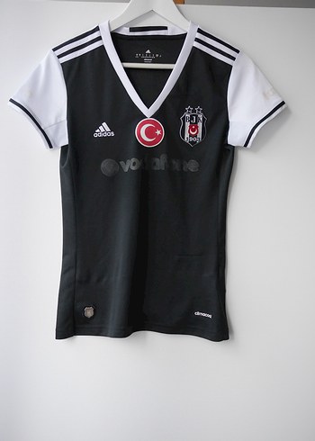Kadın Siyah Baskılı  Beşiktaş forması - Görsel 5