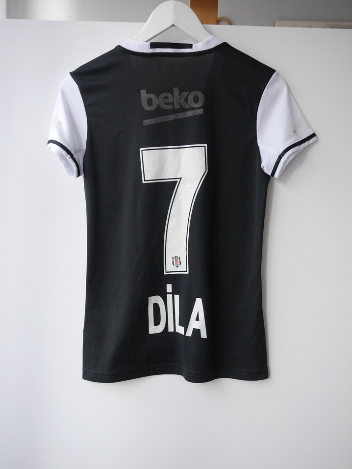 Kadın Siyah Baskılı  Beşiktaş forması - Görsel 4