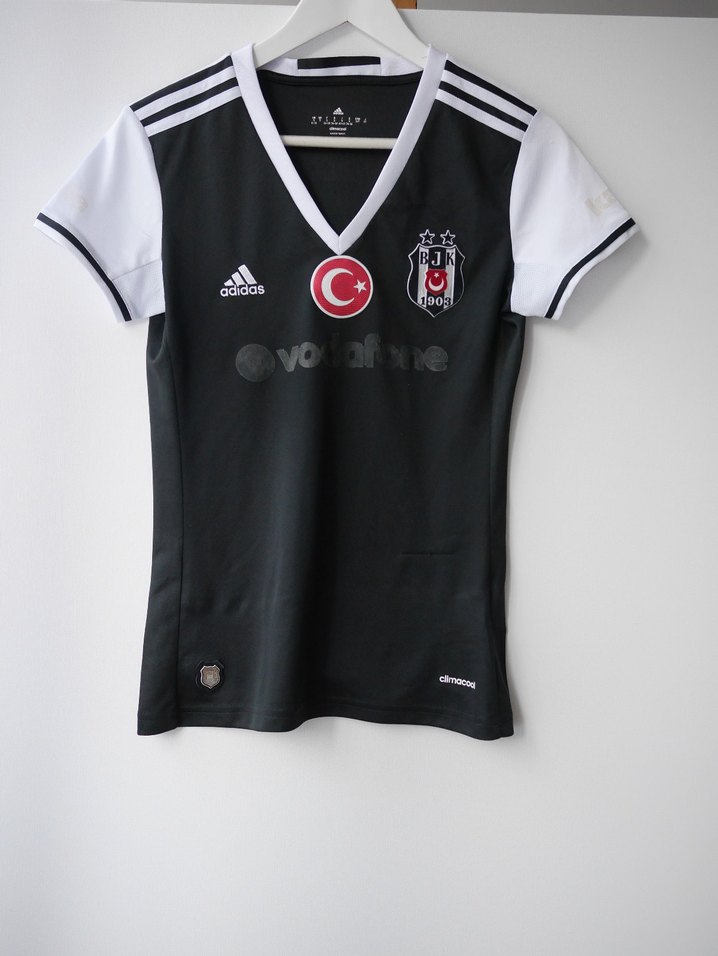 Kadın Siyah Baskılı  Beşiktaş forması - Görsel 5