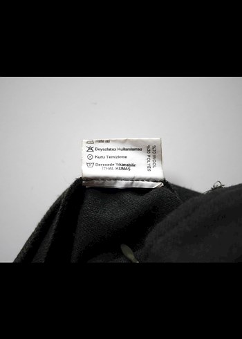 POLO GARAGE, Yeşil, Kolsuz kışlık yün kumaş uzun elbise - Görsel 17