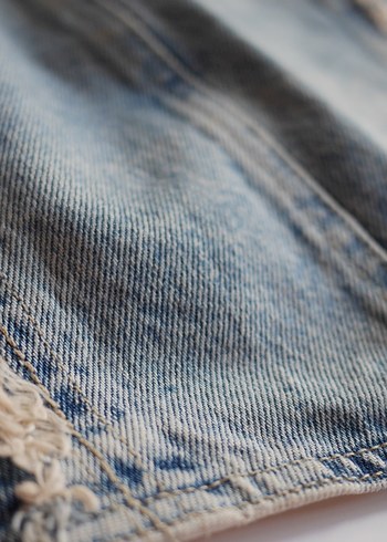 H&M Denim Straplez Büstiyer Top