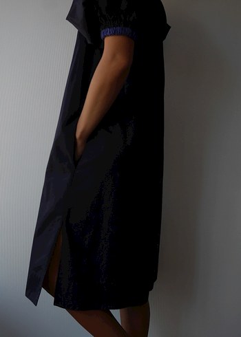 COS , Puff kol midi elbise - Görsel 6