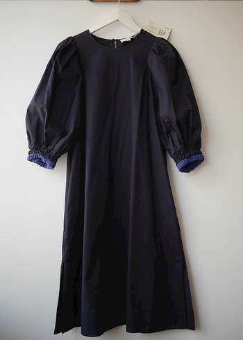 COS , Puff kol midi elbise - Görsel 9