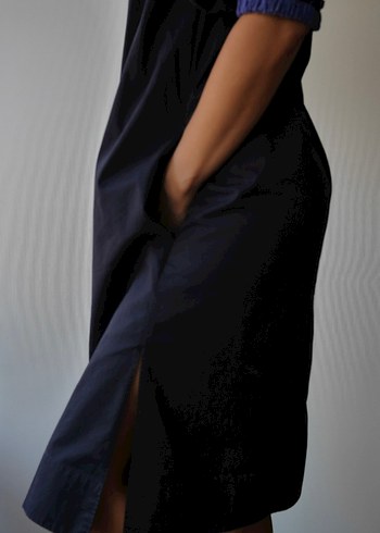 COS , Puff kol midi elbise - Görsel 5