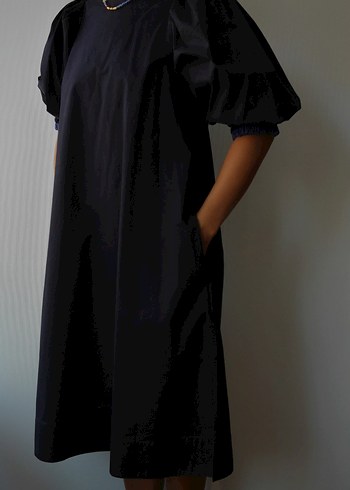 COS , Puff kol midi elbise - Görsel 2