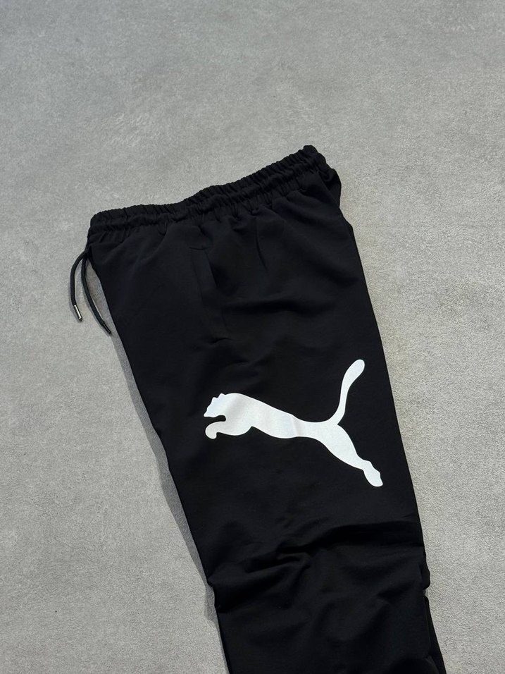 Erkek Siyah Puma Eşofman Altı - Görsel 3