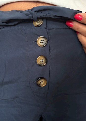 34 Beden koyu mavi Siyah Salaş Casual Kadın Kot Pantolon